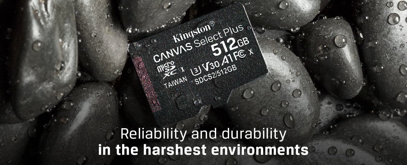 Kingston 64GB Canvas Select Plus C10 UHS-I microSD With Adapter-100MB/s 8