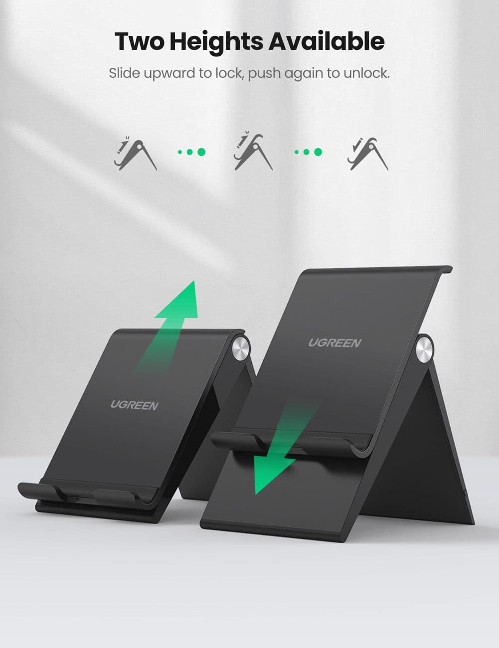 UGREEN 80903 Adjustable Portable Stand Black 6