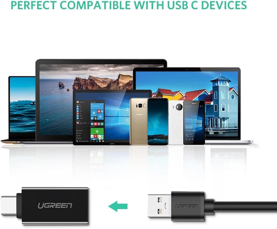UGREEN 20808 USB-C to USB 3.0 A Female Adapter (Black) 3
