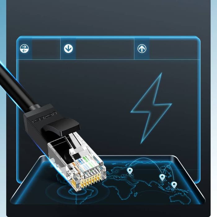 UGREEN 20164 Cat 6 U/UTP Lan Cable 10m (Black) 6