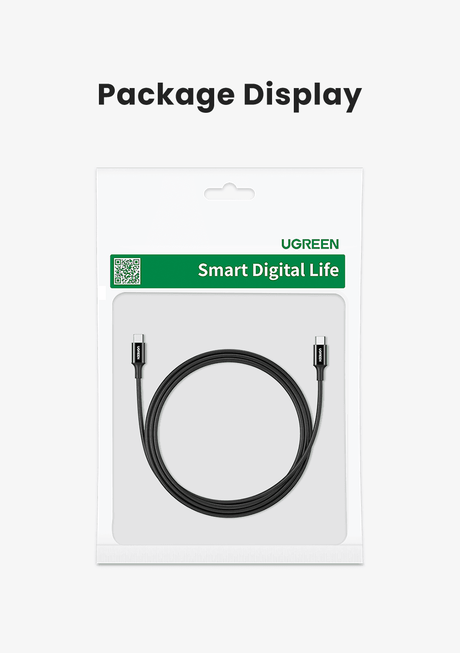 UGREEN 80372 USB-C 2.0 Charging Cable 100W 2m (Black) 4