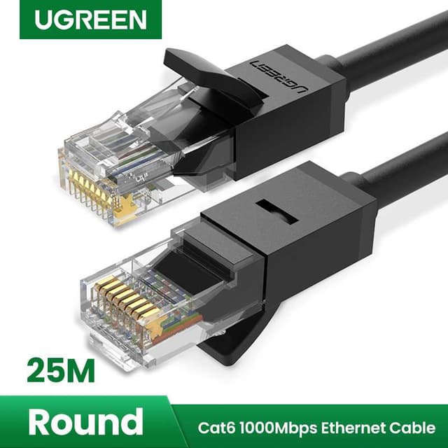 UGREEN 20167 Cat 6 U/UTP Lan Cable 25m (Black)