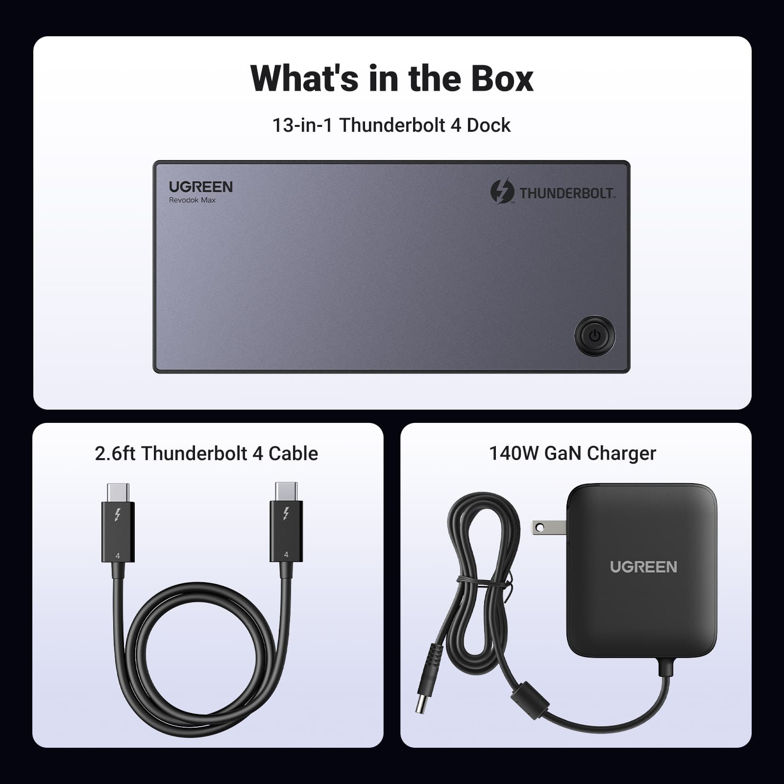 UGREEN 25085EU Thunderbolt 4 Docking Station EU 2