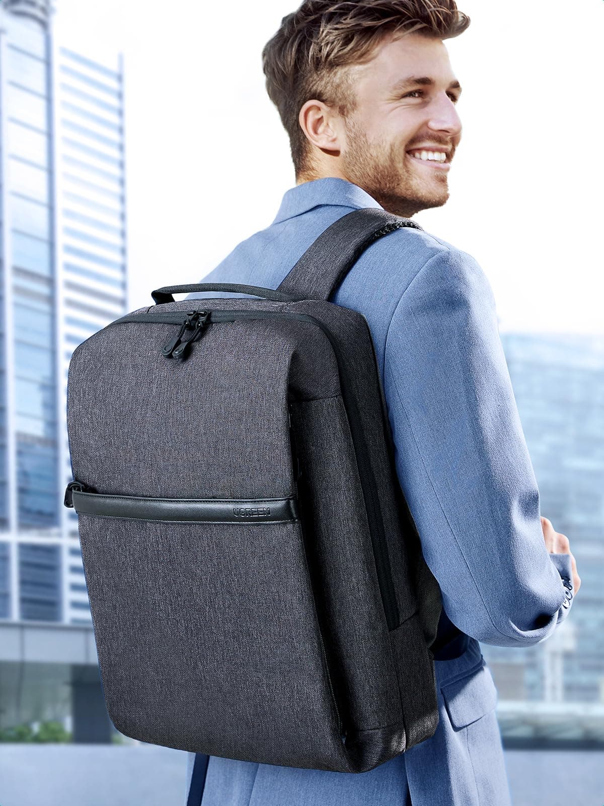 UGREEN 90798 Laptop Backpack B02 Dark Grey Up to 15.6'' 6