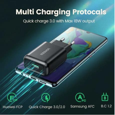 UGREEN 70273 Quick Charge 3.0 QC 18W 4