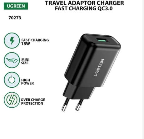 UGREEN 70273 Quick Charge 3.0 QC 18W 5