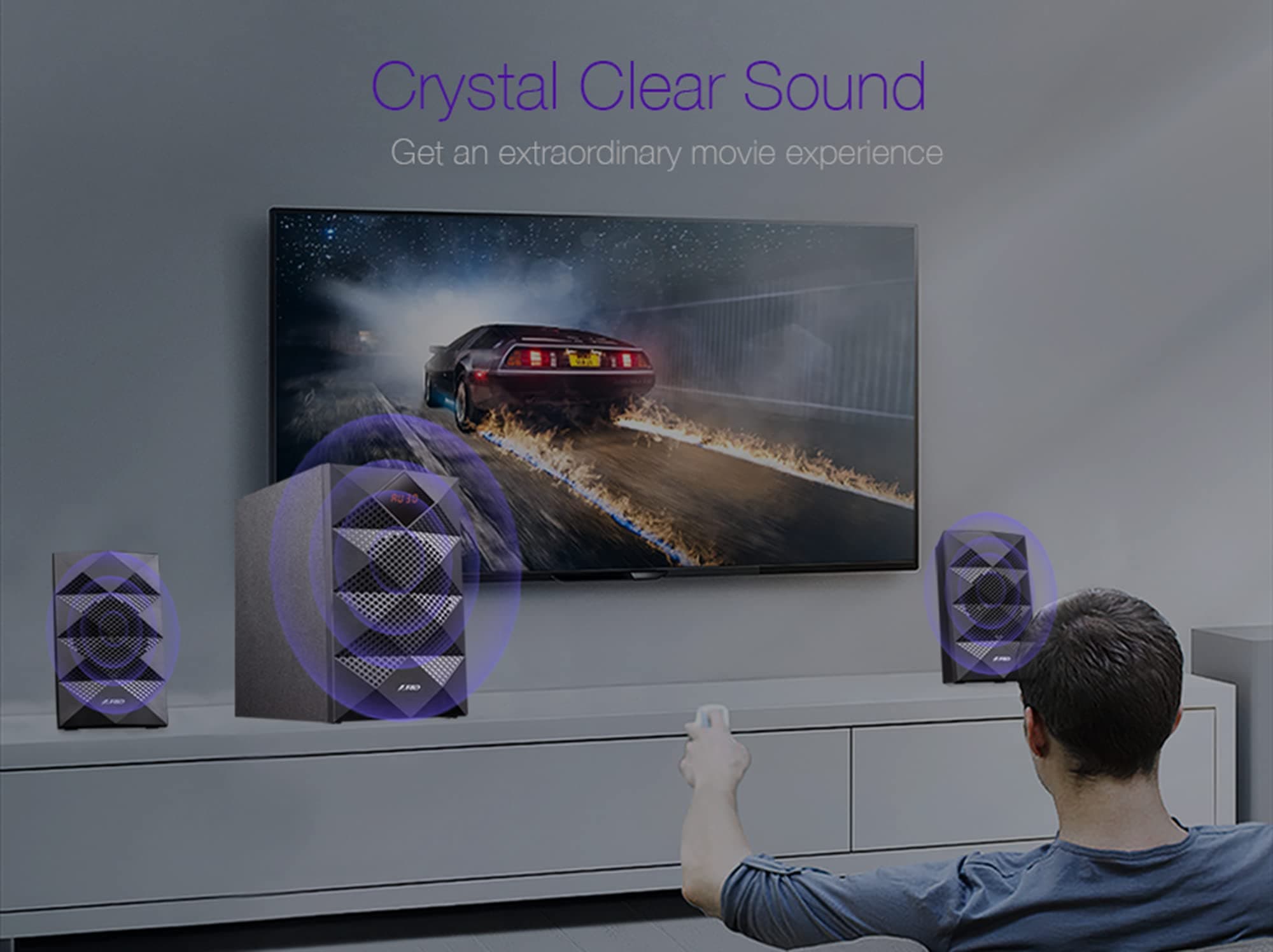 Fenda A180X 2.1 Multimedia Bluetooth Speaker 3