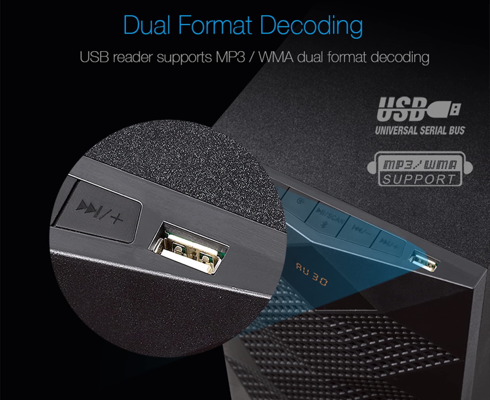 Fenda A180X 2.1 Multimedia Bluetooth Speaker 11