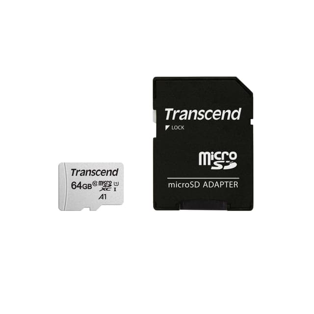 Transcend TS64GUSD300S-A 64GB UHS-I microSDXC/SDHC 300S microSD Card