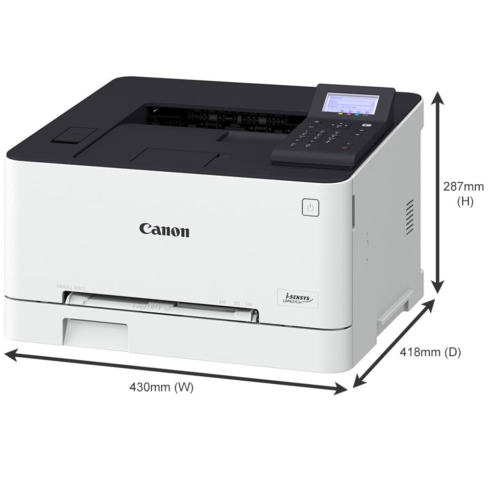 Canon i-SENSYS LBP631Cw Color Laser Printer 2