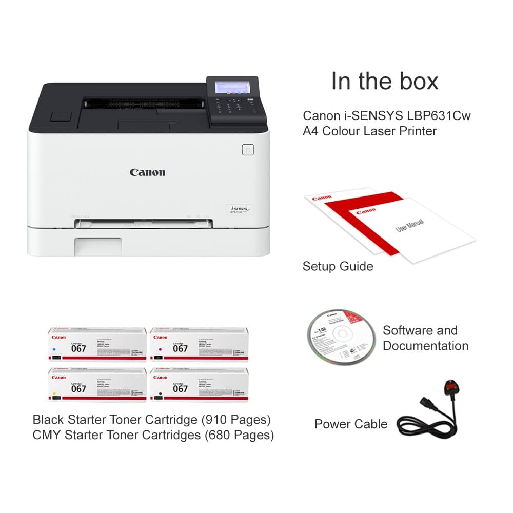 Canon i-SENSYS LBP631Cw Color Laser Printer 4