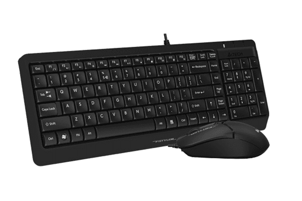 A4tech Fstyler F1512 2-Section Desktop Set Black 16