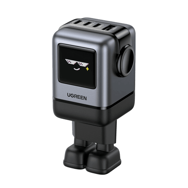 UGREEN 45515B USB-A+3*USB-C 100W Robot GaNTech Fast Charger