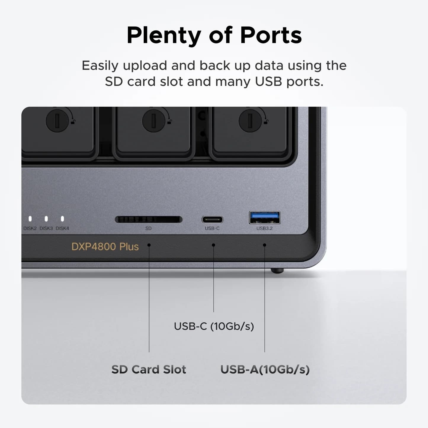 UGREEN 25372B Network Attached Storage DXP4800 Diskless EU 7