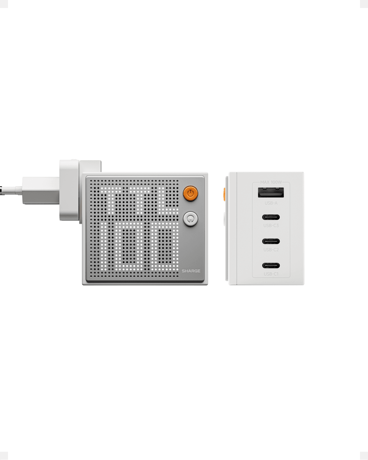 SHARGE S1E Pixel 100w GaN Charger White 4