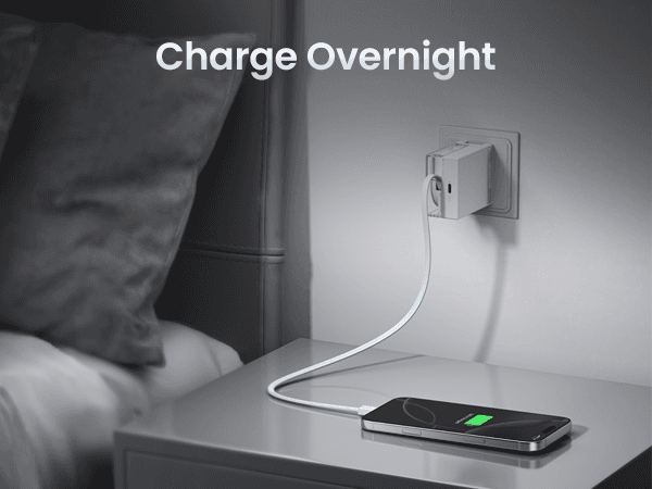 SHARGE S4U Retractable 65w GaN Charger White 6