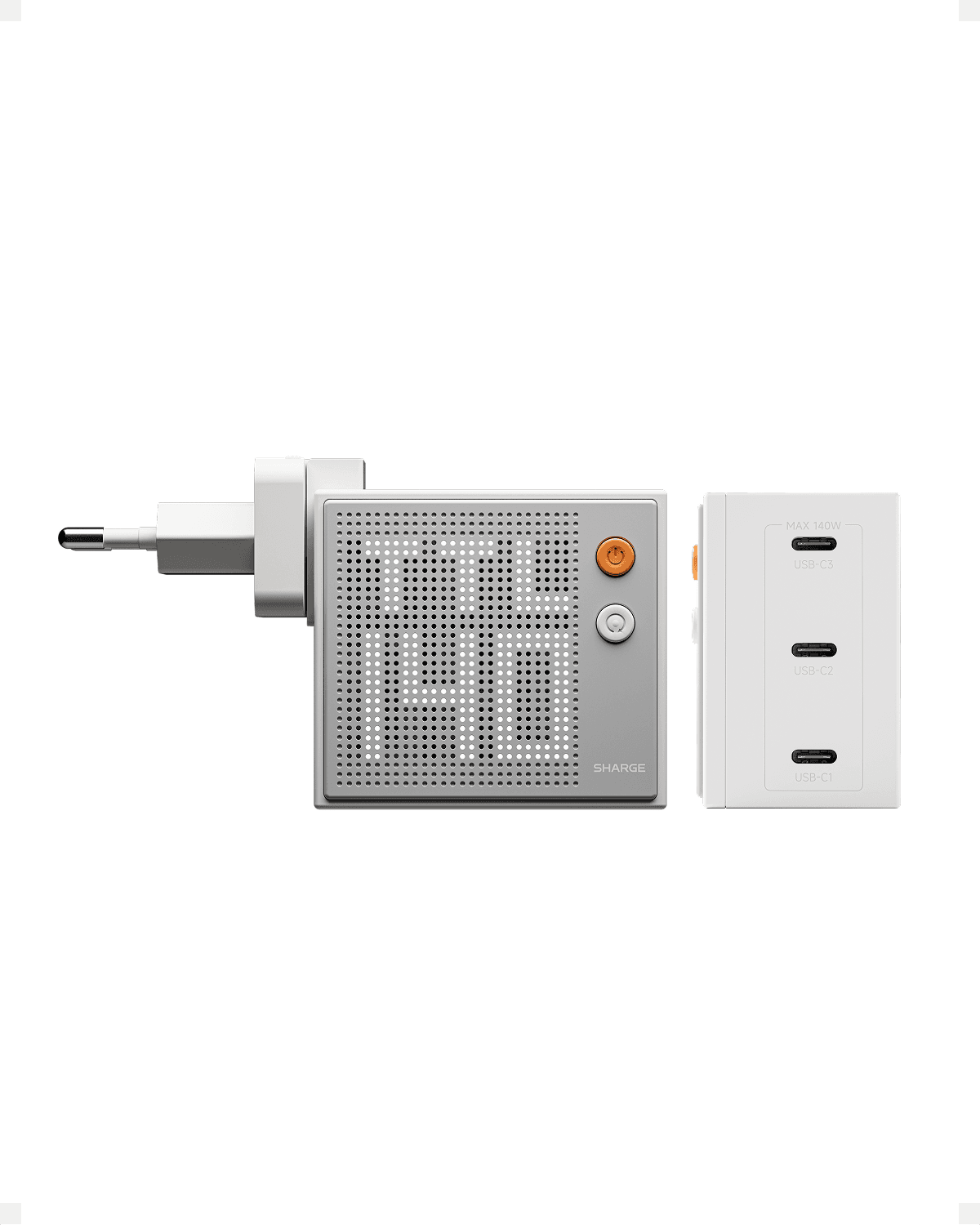 SHARGE S2E Pixel 140w GaN Charger White 4