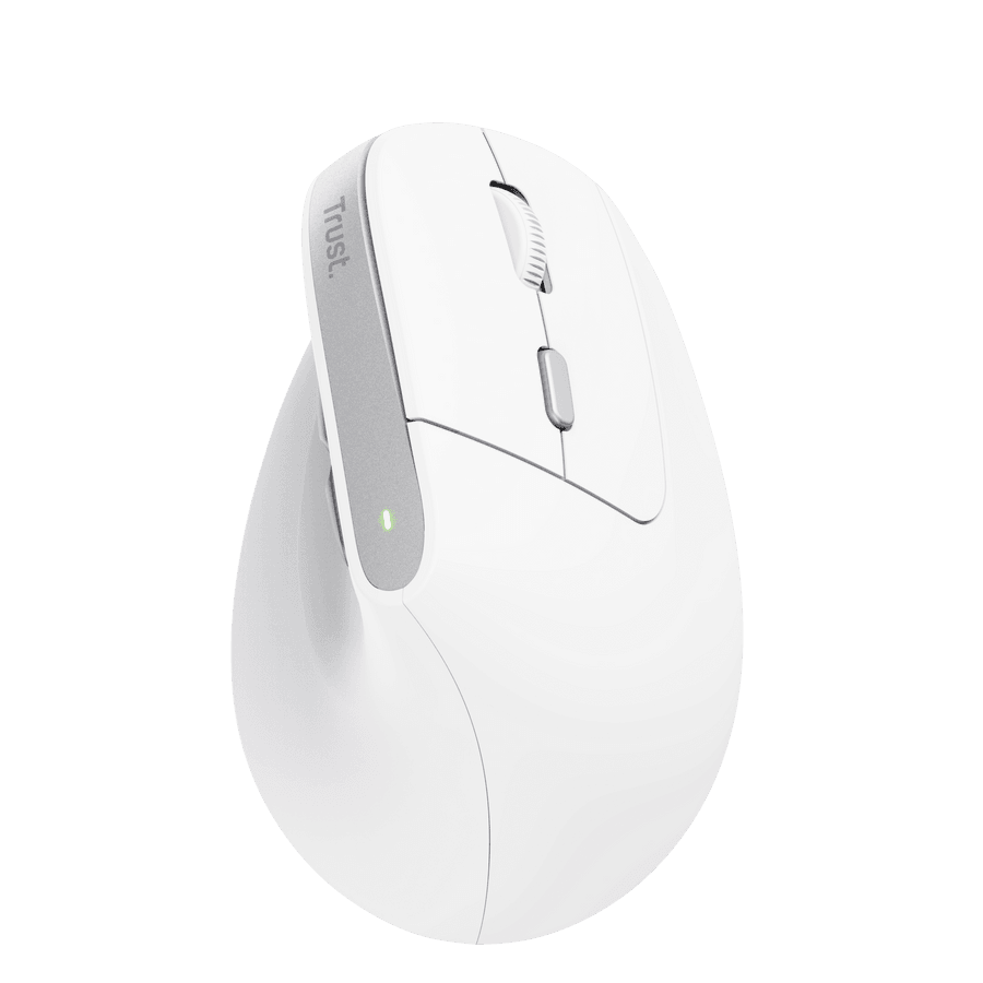 Trust Bayo II Ergonomic Wireless Mouse White 25398 4