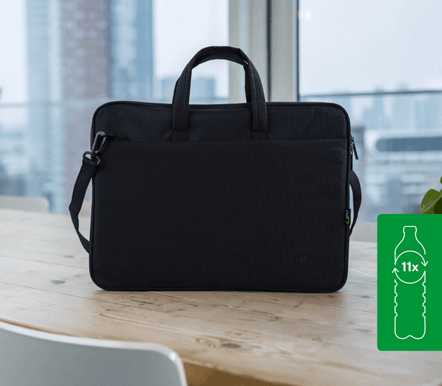 Trust Bologna Laptop Bag 16" Eco Black 24447 4