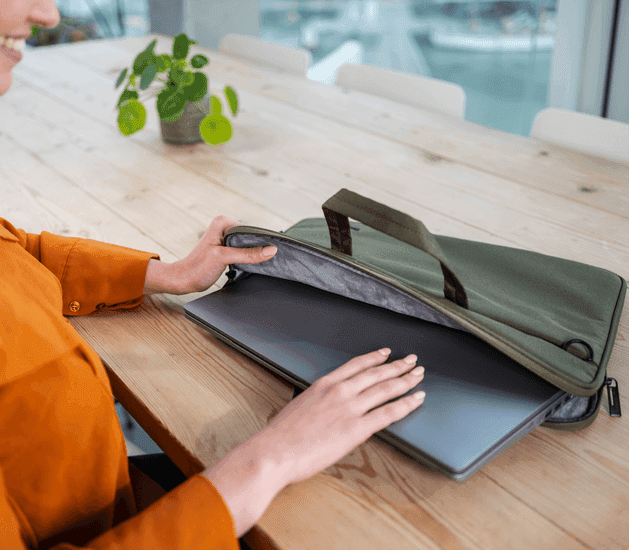 Trust Bologna Laptop Bag 16" Eco Green 24450 3