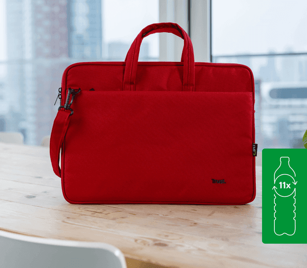Trust Bologna Laptop Bag 16" Eco Red 24449 4