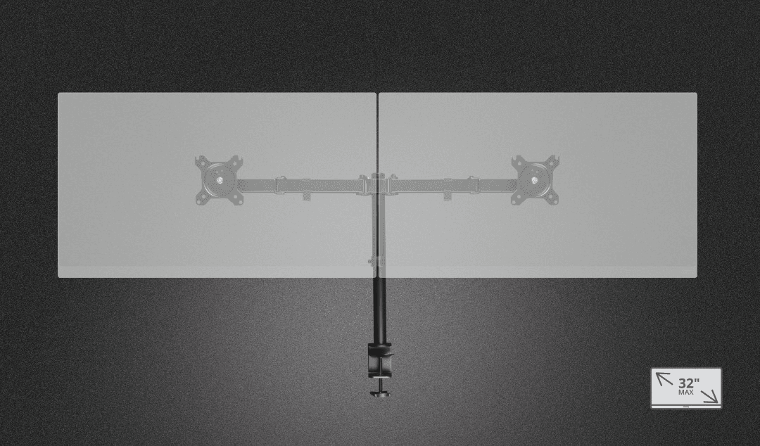 Trust GXT1120 Mara Dual Monitor Arm 23941 2