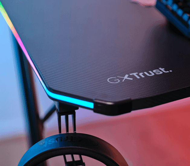 Trust GXT709 Luminus RGB Desk Black 25184 2