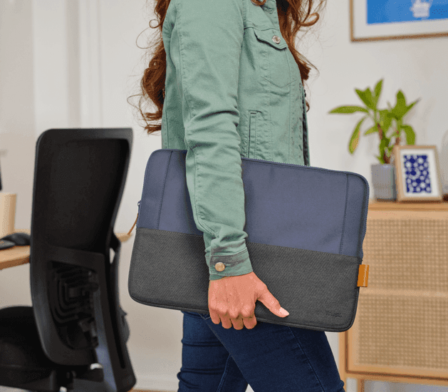 Trust Lisboa 16" Laptop Sleeve Blue 24982 2