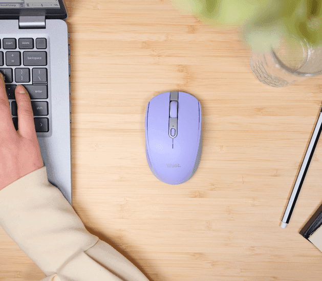 Trust Ozaa Compact Wireless Mouse Purple 25384 2
