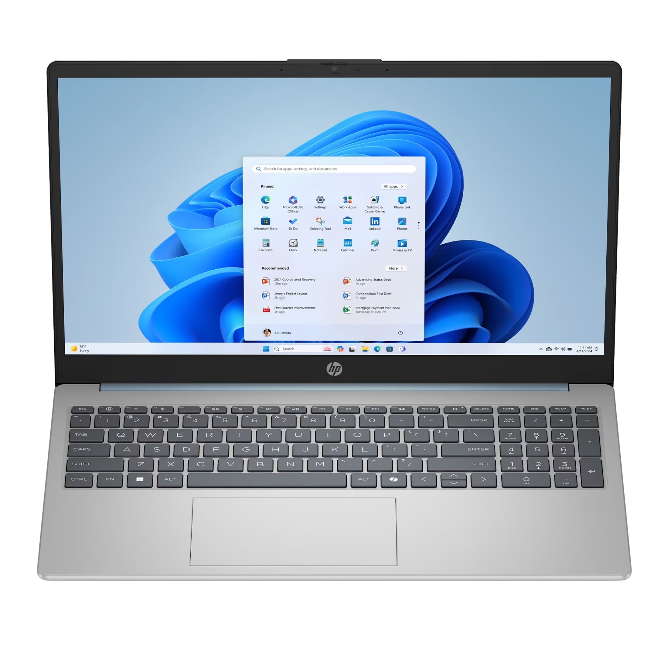 HP 15-fd0130wm Core i3-N305 8GB RAM 256GB PCIe SSD Touch 15.6" FHD LED MS Windows 11 Notebook 7