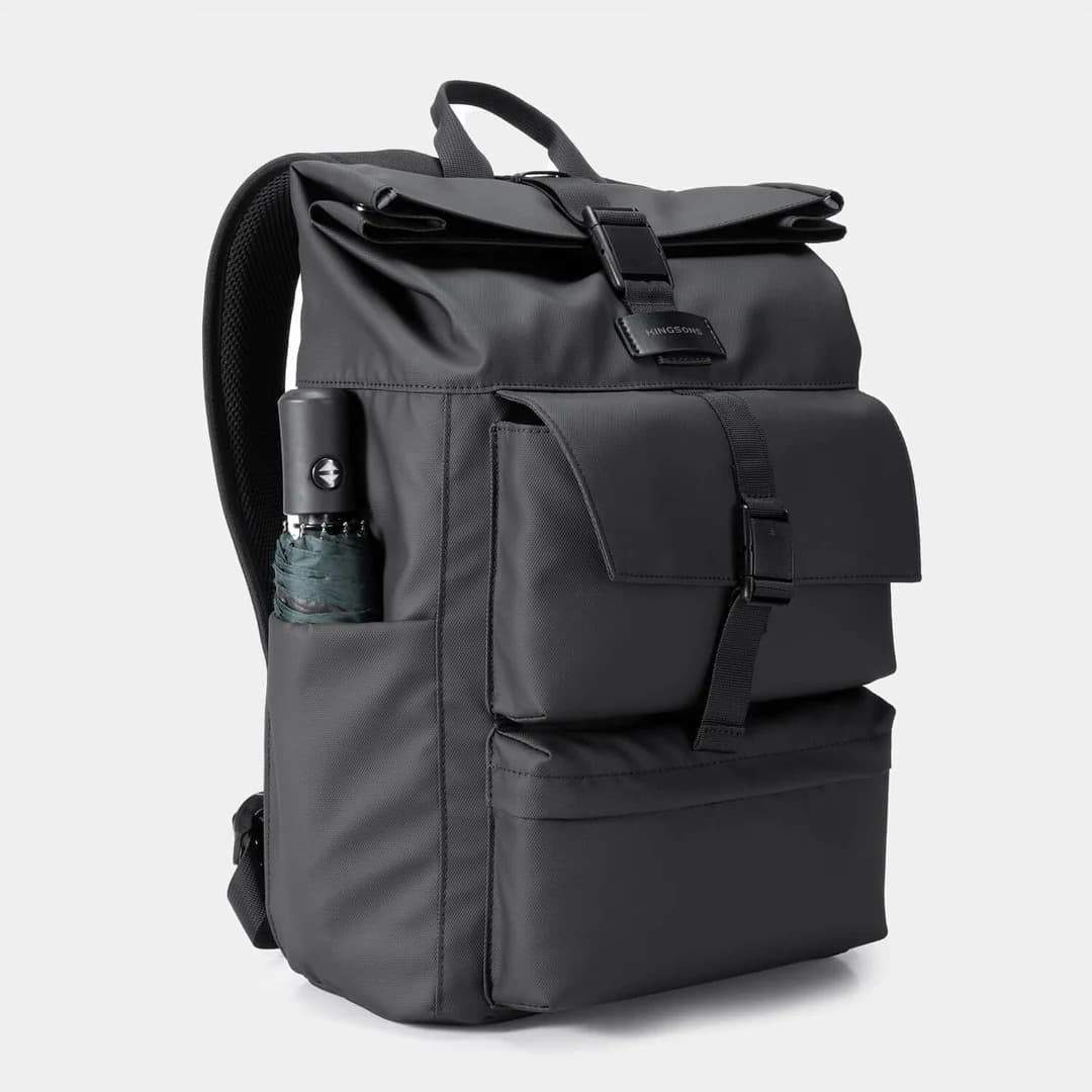 Kingsons KS3327W 15.6" Urban Roll-Top Backpack 12
