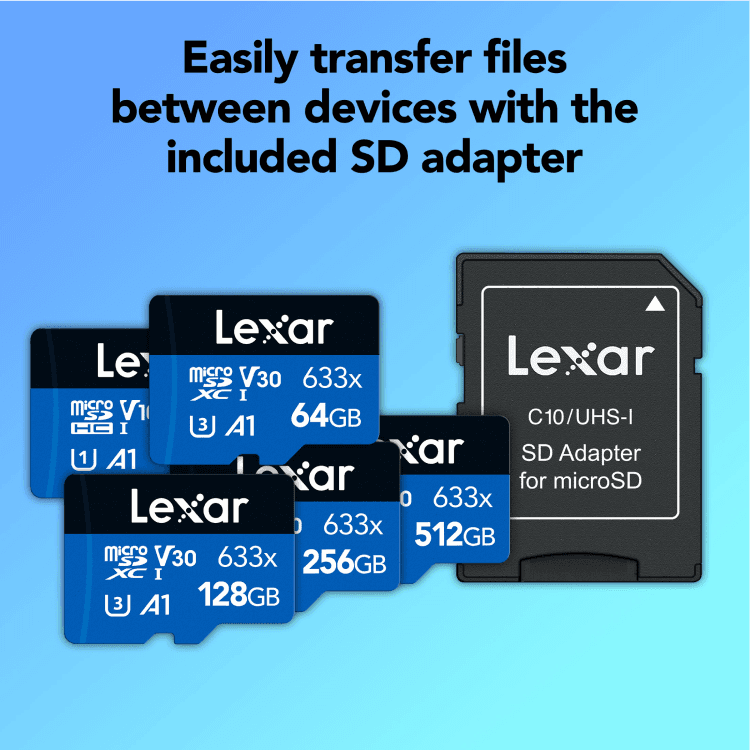 Lexar microSDXC 633x Memory Card 128GB | LSDMI128BB633A 3