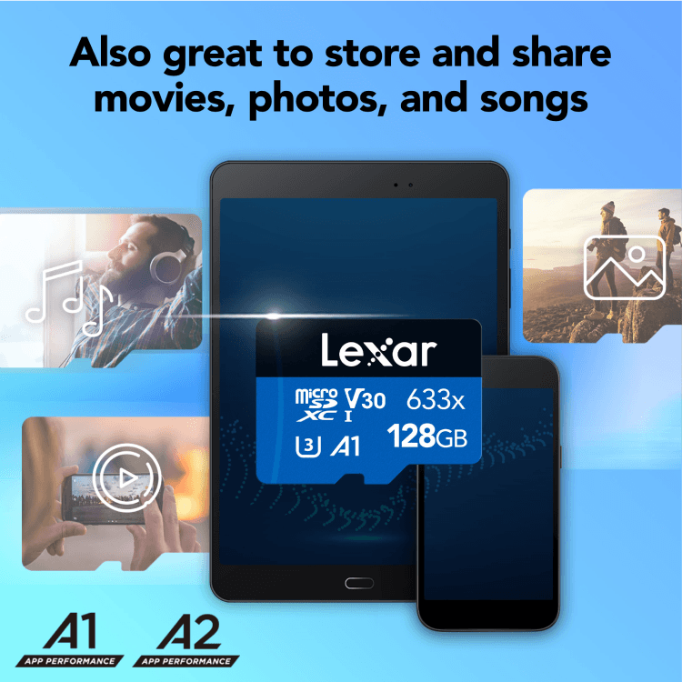 Lexar microSDXC 633x Memory Card 128GB | LSDMI128BB633A 5