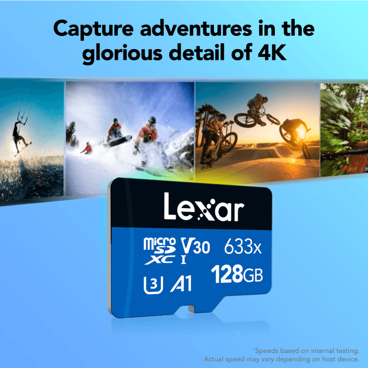 Lexar microSDXC 633x Memory Card 128GB | LSDMI128BB633A 12