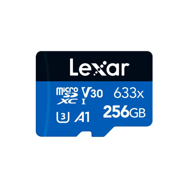 Lexar microSDXC 633x Memory Card 256GB | LSDMI256BB633A