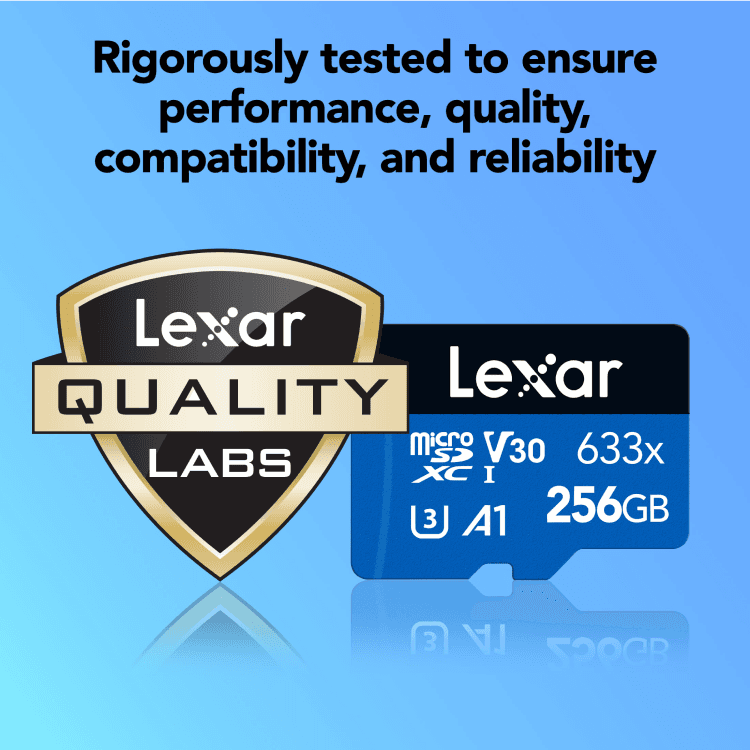 Lexar microSDXC 633x Memory Card 256GB | LSDMI256BB633A 2