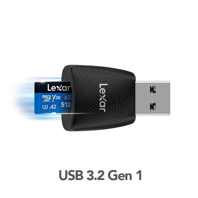 Lexar USB 3.2 MicroSD Card Reader | LRW330U-BNBNG 4