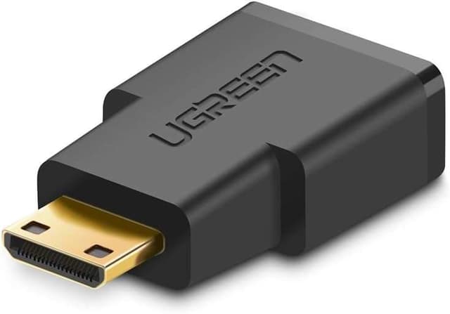 UGREEN 20101 Mini HDMI Male to HDMI Female Adapter (Black)