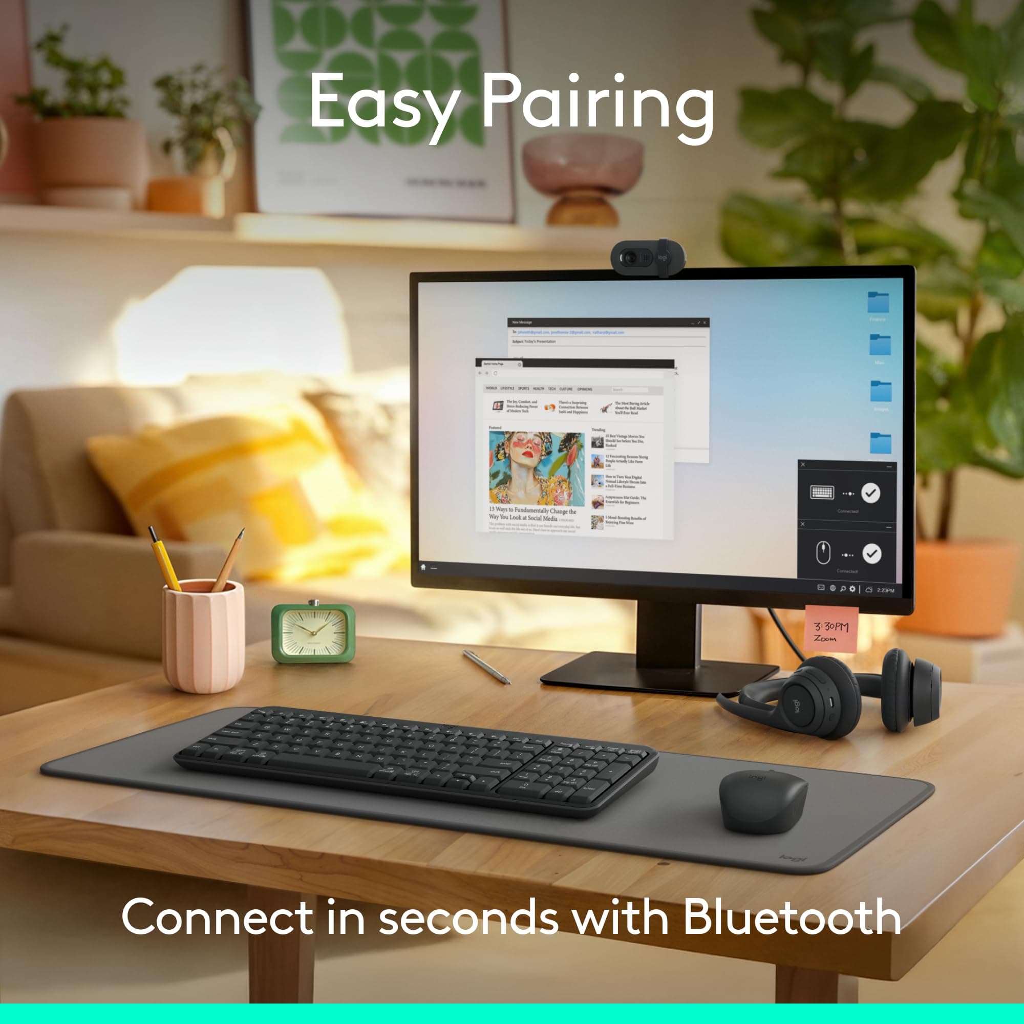 Logitech MK250 Compact Bluetooth® Wireless Combo |920-013531 3