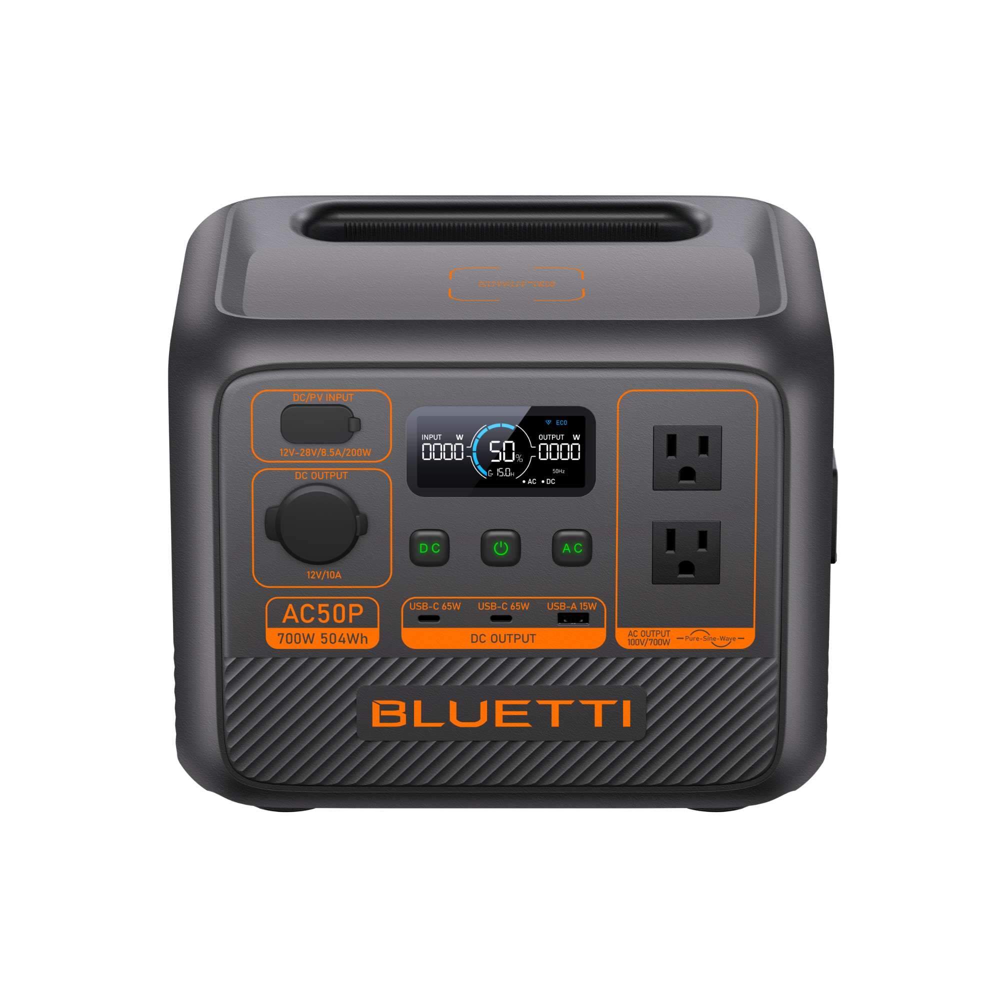 BLUETTI AC50P | 700W 504Wh Portable Power Station 1