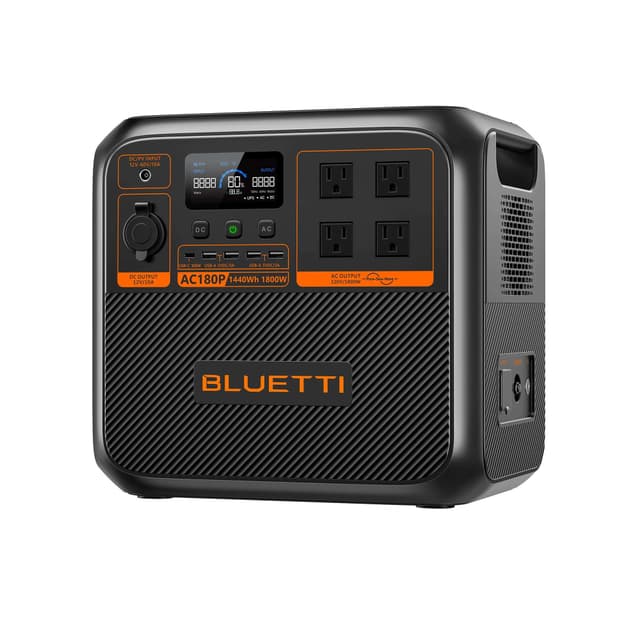 BLUETTI AC180P | 1,800W 1,440Wh Portable Power Station