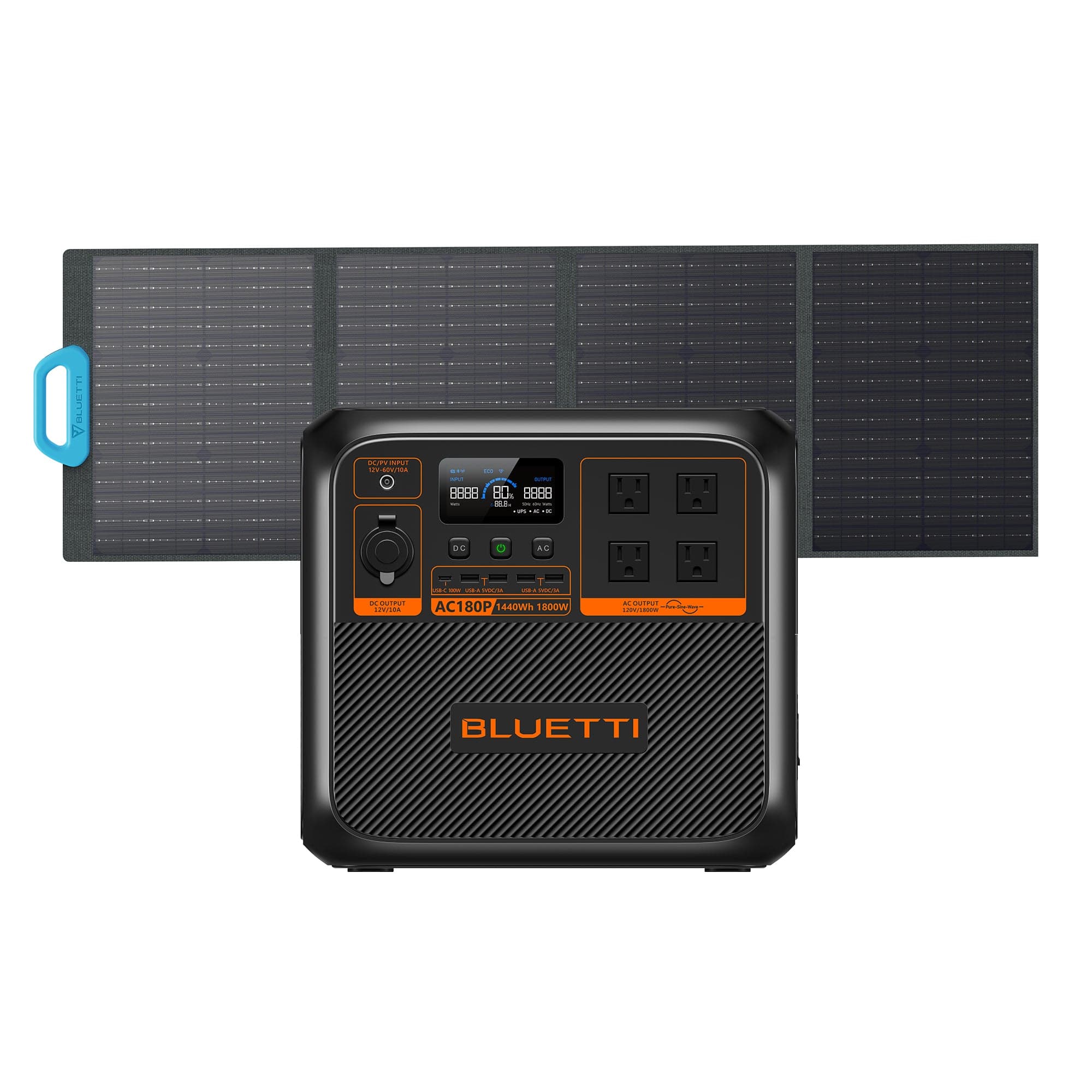 BLUETTI AC180P | 1,800W 1,440Wh Portable Power Station 4