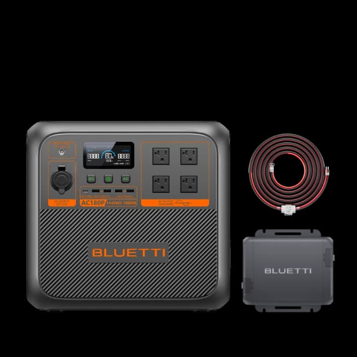 BLUETTI AC180P | 1,800W 1,440Wh Portable Power Station 6