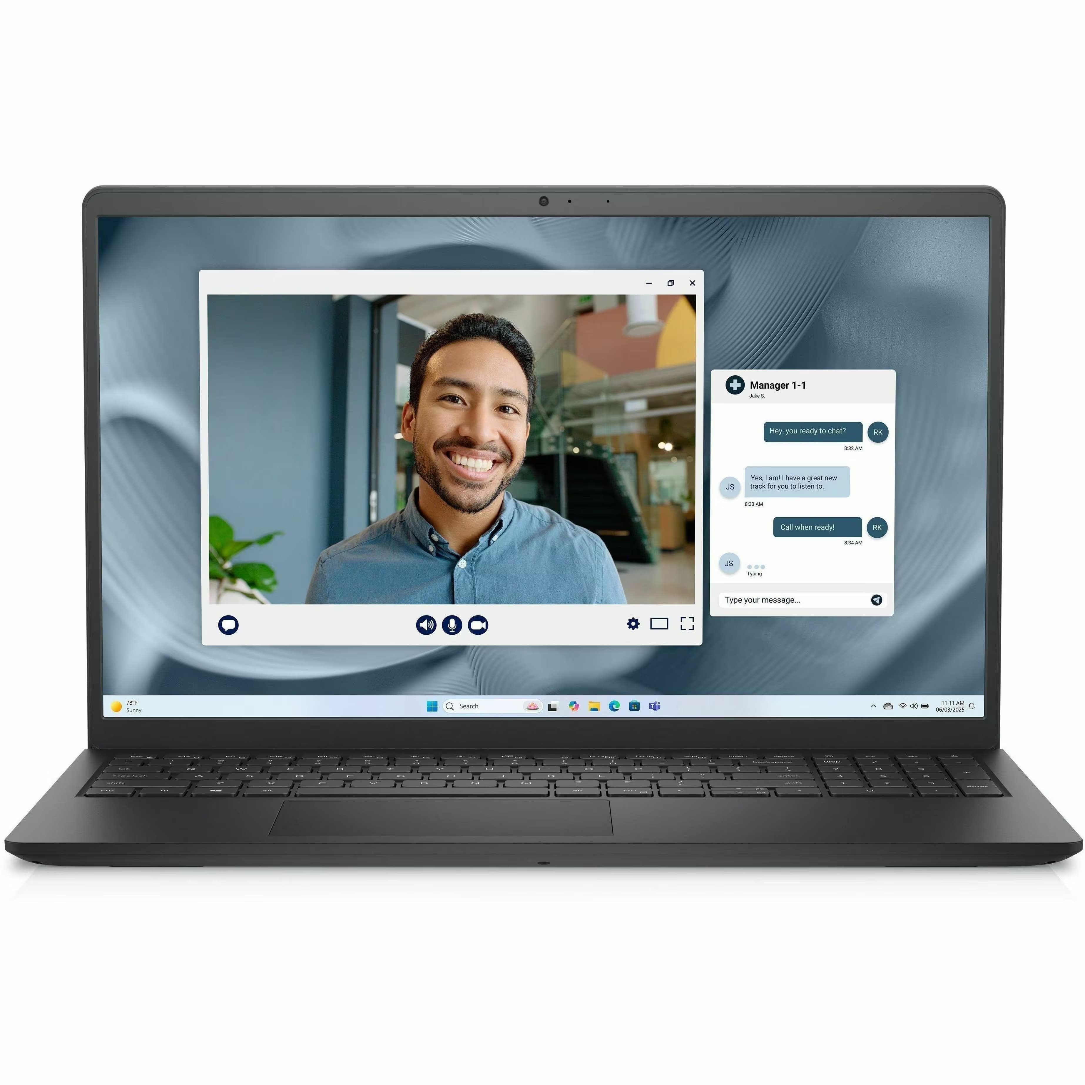 Dell Pro 15 Essential Laptop |PV15250| Core i7-1355U 8GB DDR5 512GB NVMe SSD 15.6" FHD 120Hz Intel Graphics MS Windows 11 1