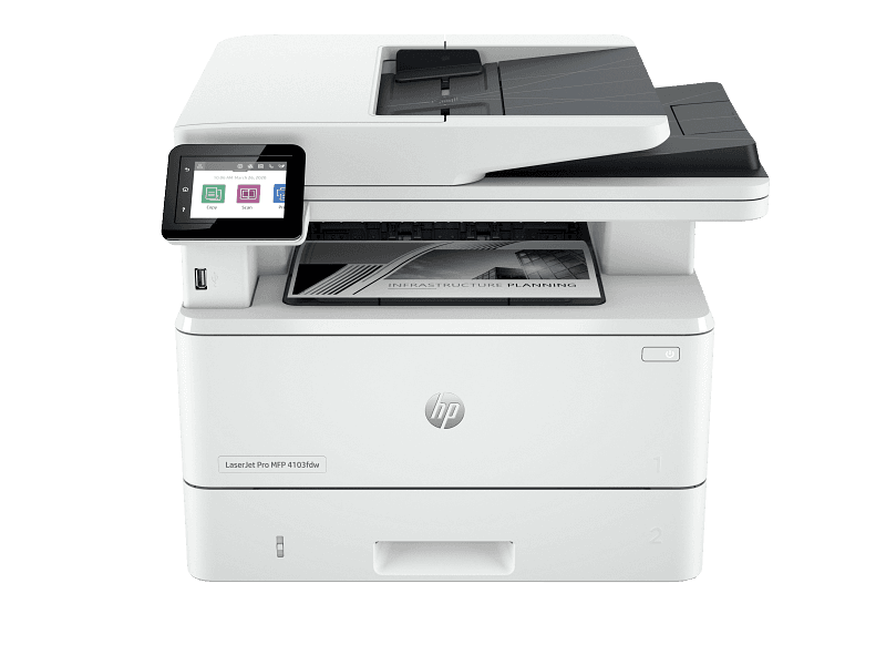 HP LaserJet Pro MFP M4103fdw Multifunction Printer 1
